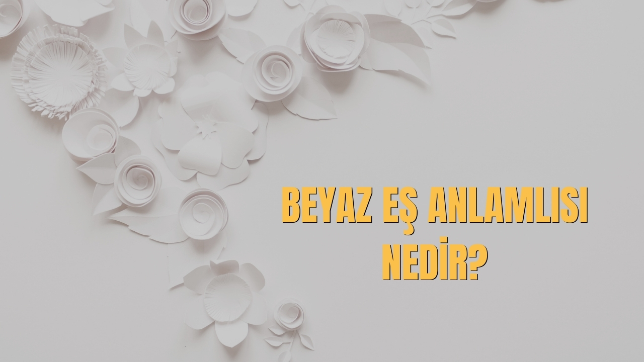 Beyaz Es Anlamlisi Nedir