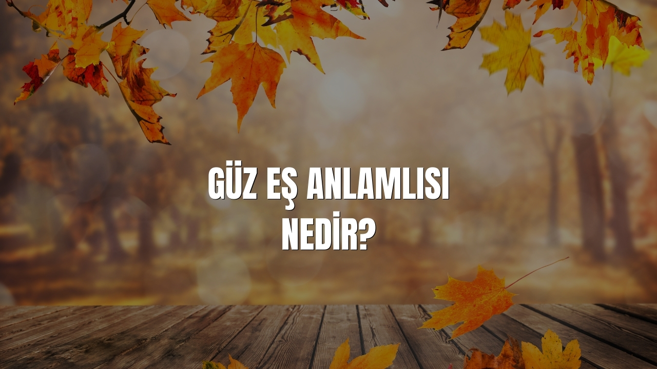 Guz Es Anlamlisi Nedir