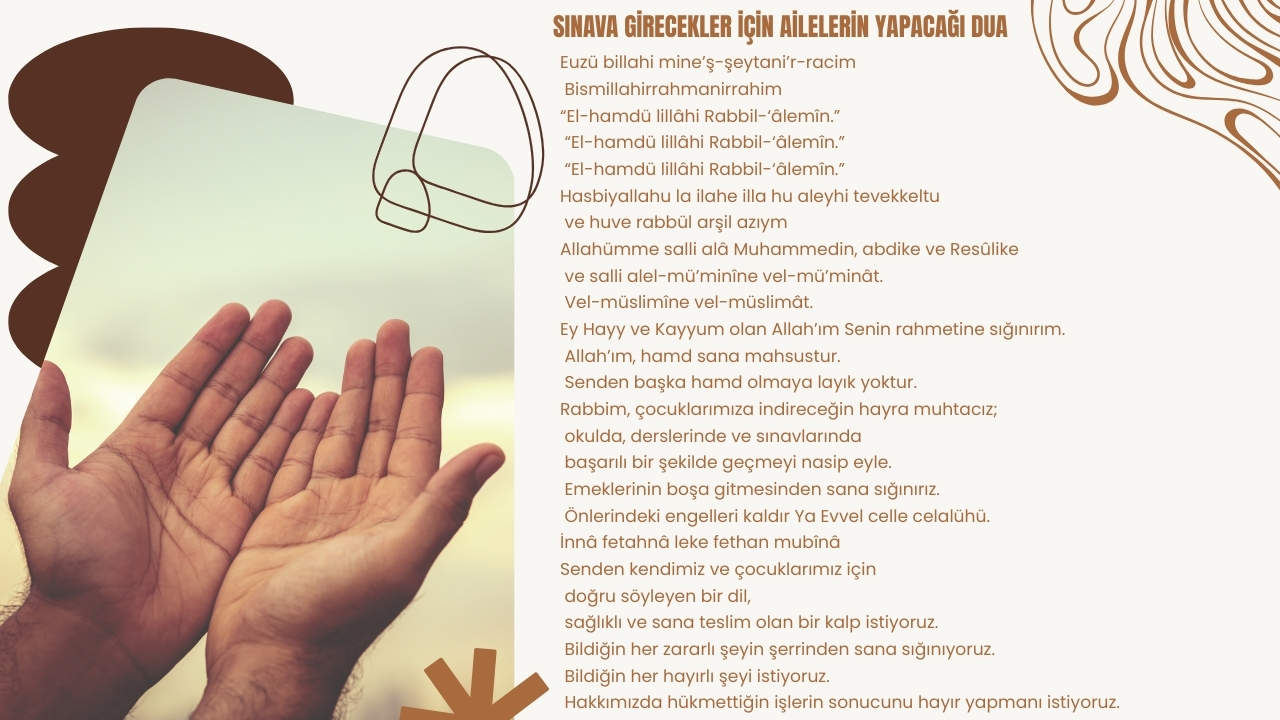 Annenin Sinava Girecek Cocuguna Okuyacagi Dualar (1)