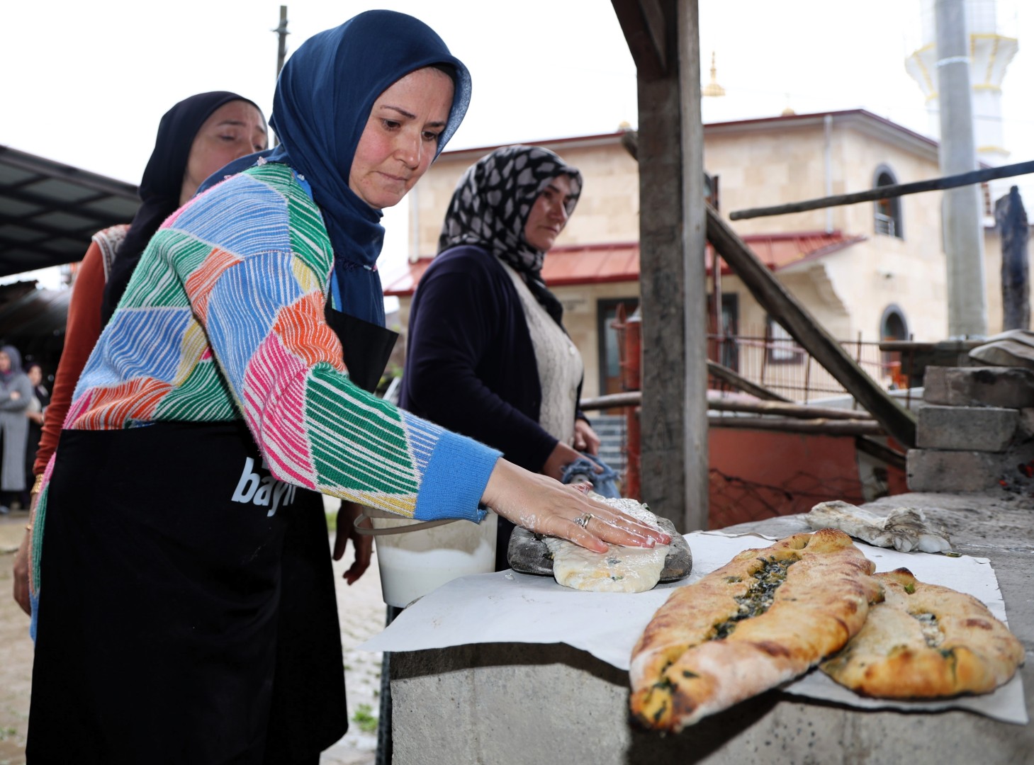 Eseler Köyü'nde Kaz Bayramı Öncesi Imece Bereketi (13)