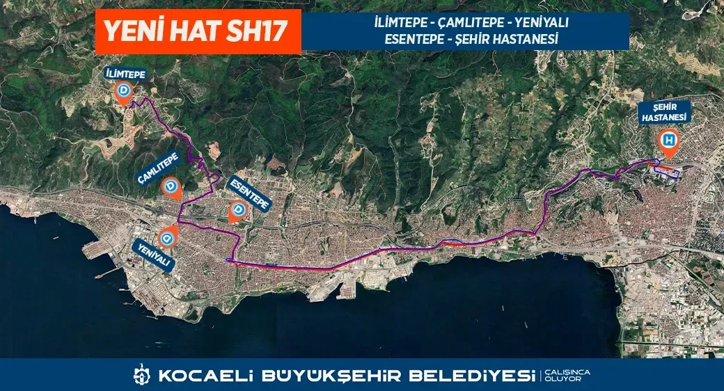 Kocaelide Tum Ilcelerden Sehir Hastanesine Direkt Ulasim Basliyor12Wwwcagdaskocaelicom