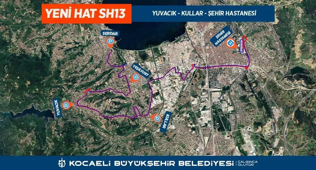 Kocaelide Tum Ilcelerden Sehir Hastanesine Direkt Ulasim Basliyor8Wwwcagdaskocaelicom