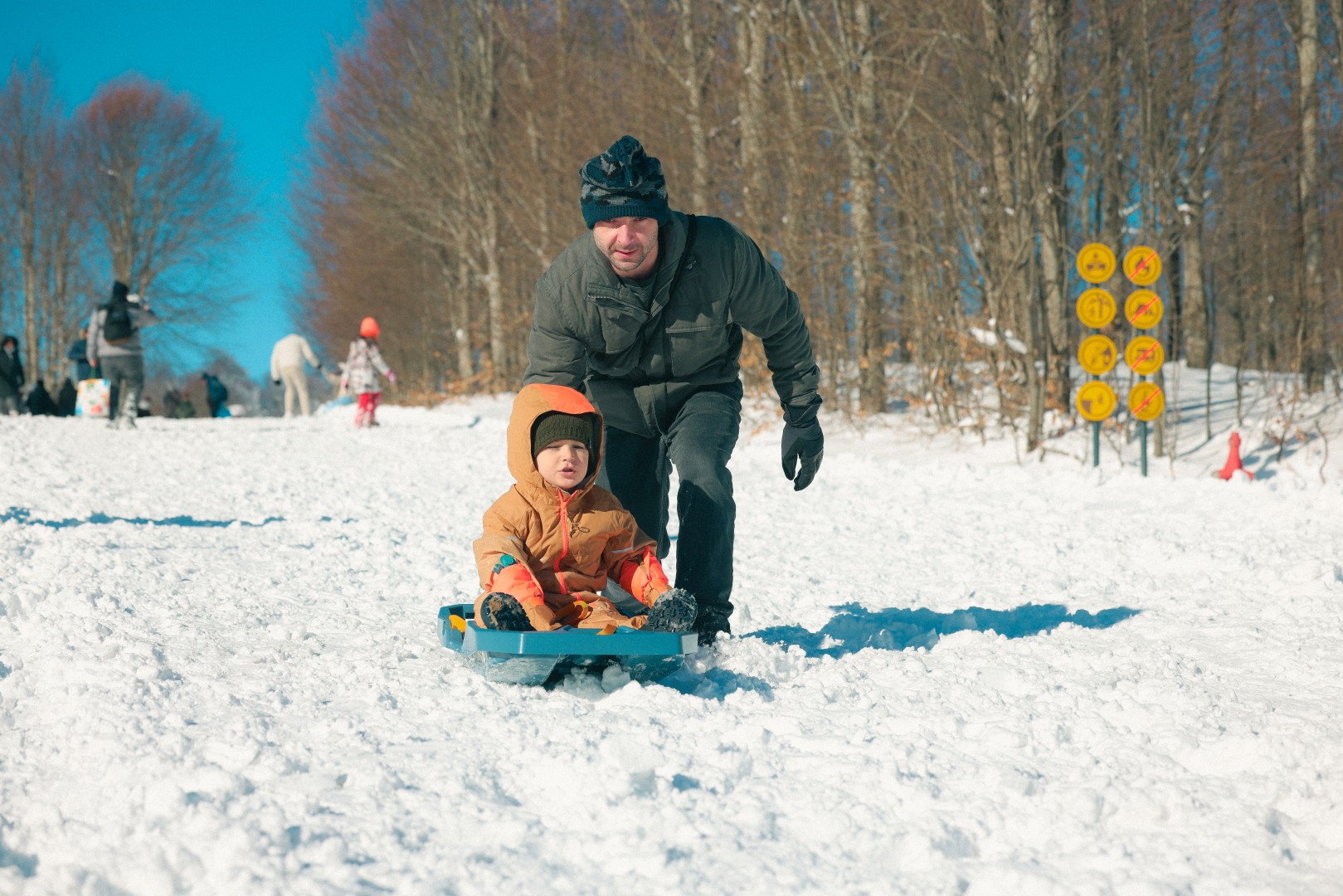 Kuzuyayla'da Kar Keyfi Kış Masalına Dönüştü (5)-1