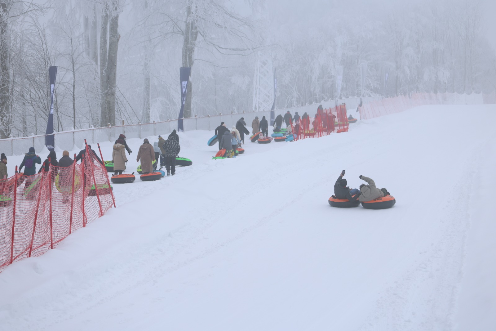 Kuzuyayla'da Kar Keyfi Kış Masalına Dönüştü (6)