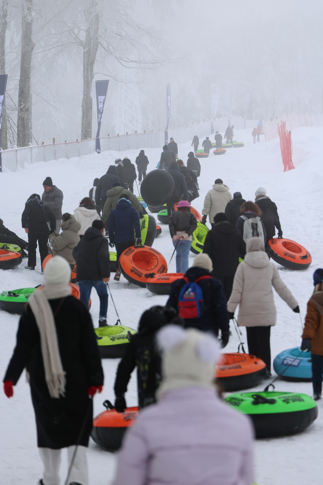 Kuzuyayla'da Kar Keyfi Kış Masalına Dönüştü (7)