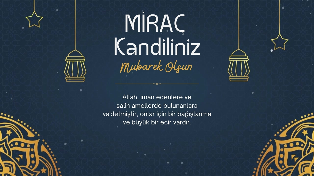 Mirac Kandili Mesajlari 2026