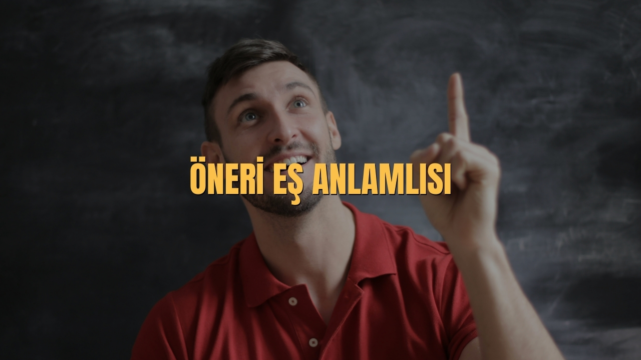 Oneri Es Anlamlisi Nedir