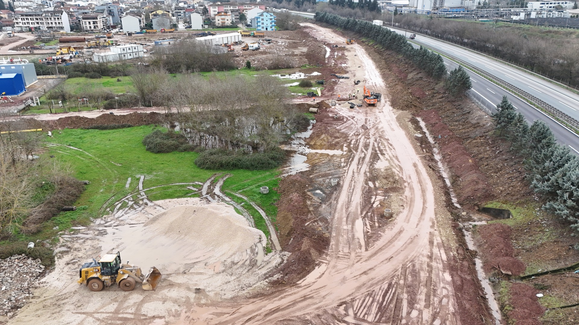 Alikahya Tem Bağlantı Yolu'nda Çalışmalar Tam Gaz (3)
