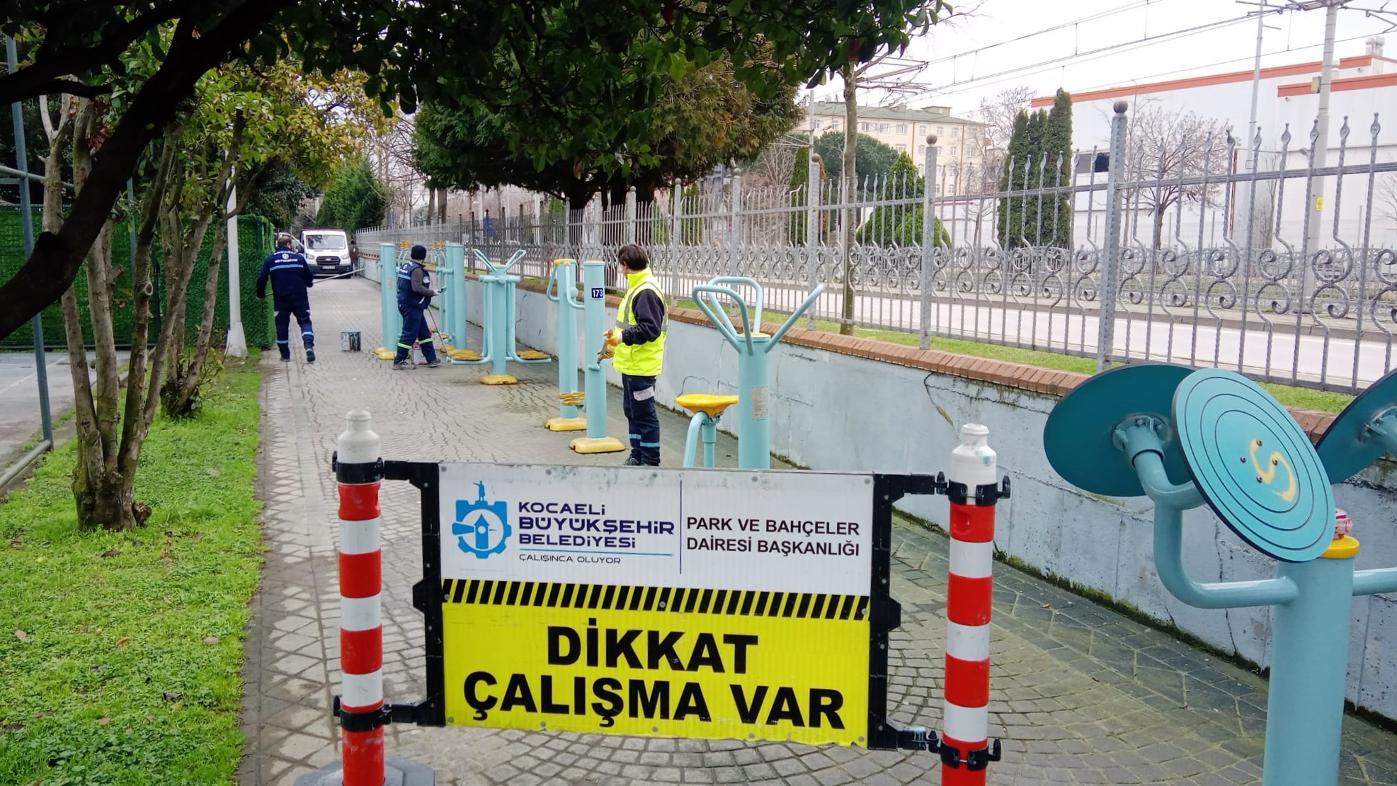 Büyükşehir'den Spor Aletlerine Periyodik Bakım (2)