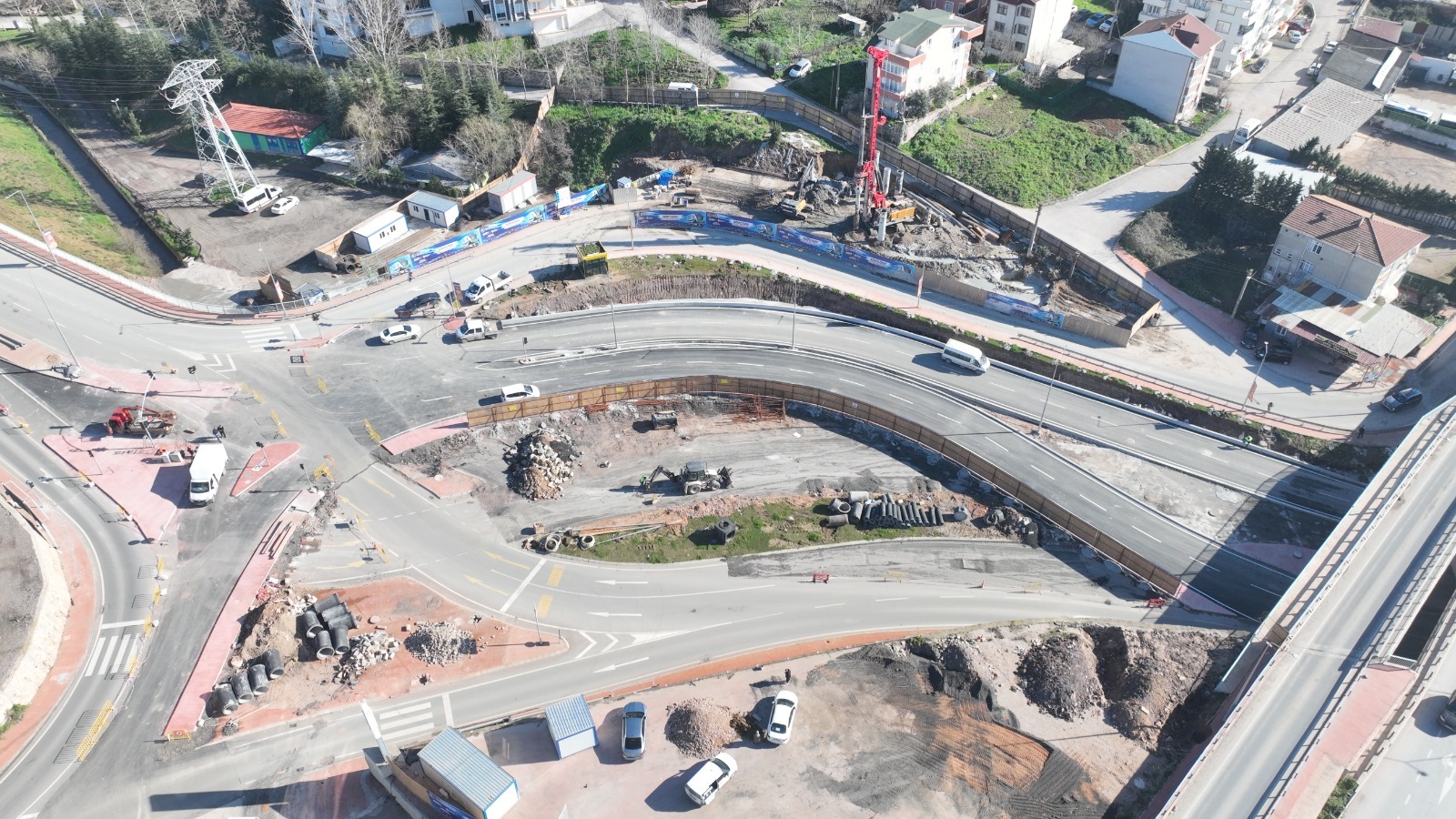 Kaşkaldere Bağlantı Yolu Trafiğe Açıldı (3)