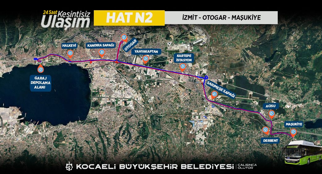 Kocaelide Ulasim Devrimi Artik 24 Saat Kesintisiz 4 Yeni Gece Hatti Geliyor 5