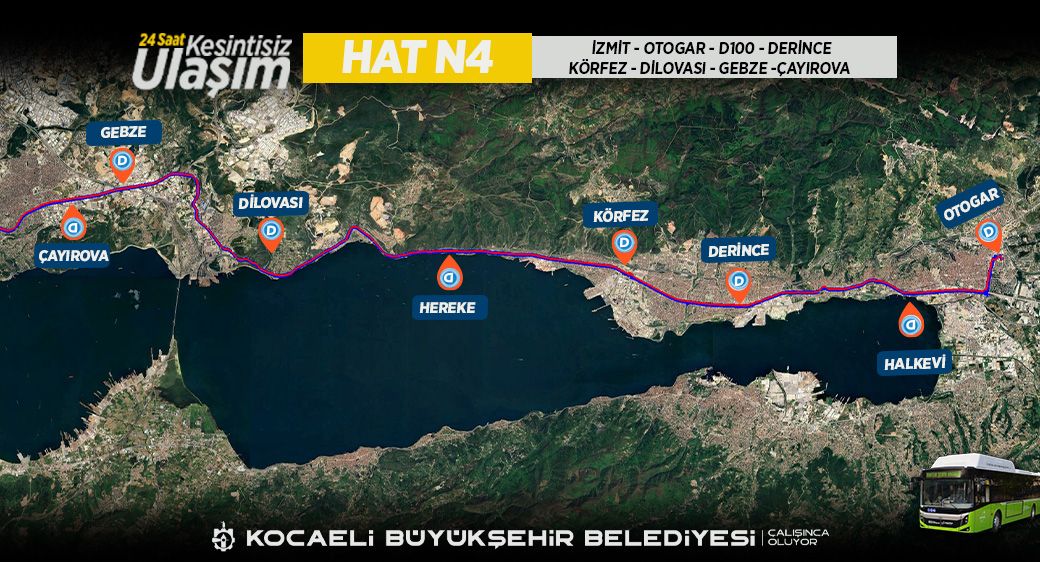 Kocaelide Ulasim Devrimi Artik 24 Saat Kesintisiz 4 Yeni Gece Hatti Geliyor 7