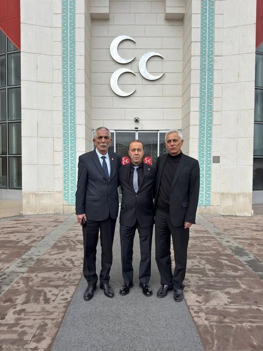 Partili Alpaslan Karabeyoglu Adnan Rustu Karabeyoglu Ve Kamil Akin Genel Merkeze Birlikte Gitti (1)