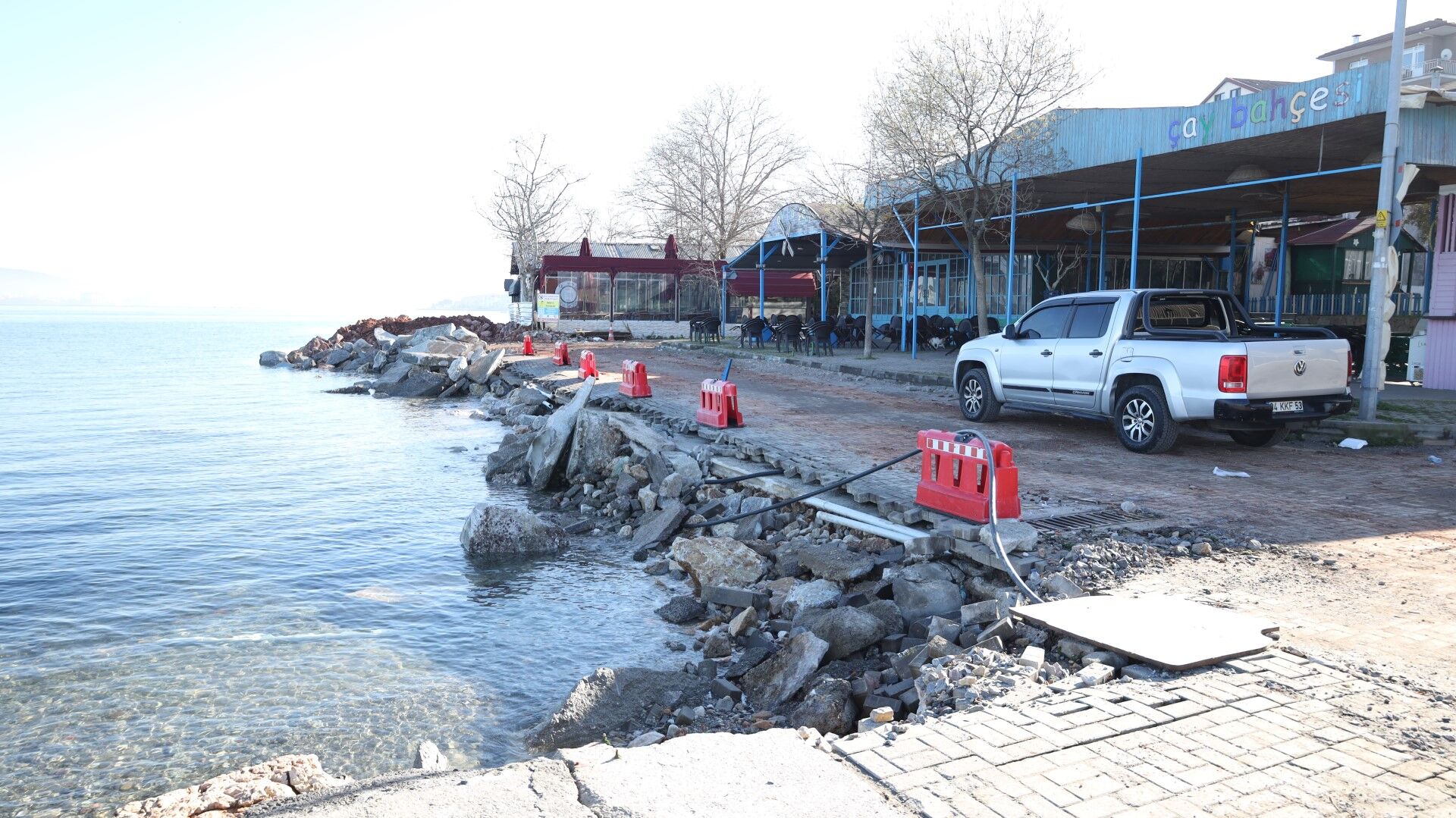 Bir Dalga Kırıcı Set De Değirmendere Sahiline (1) (Büyük)