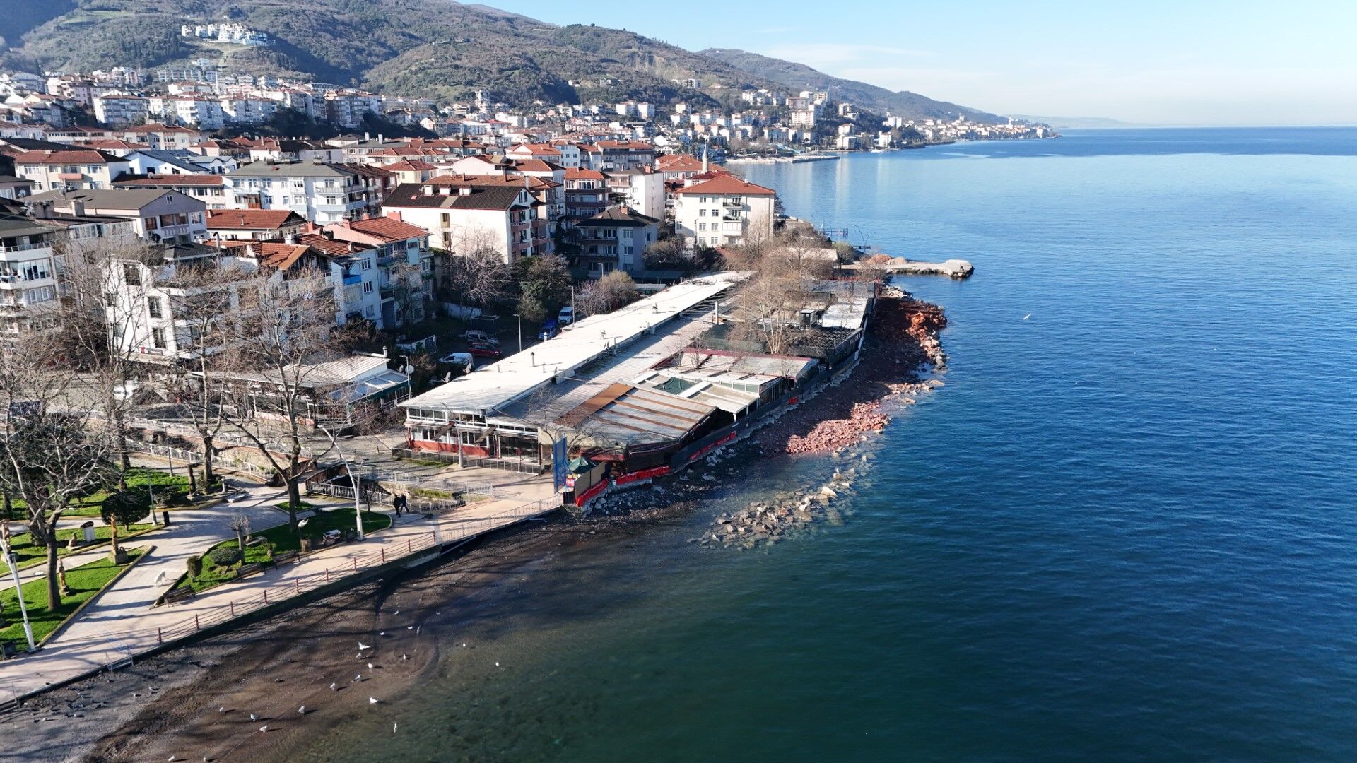 Bir Dalga Kırıcı Set De Değirmendere Sahiline (3) (Büyük)