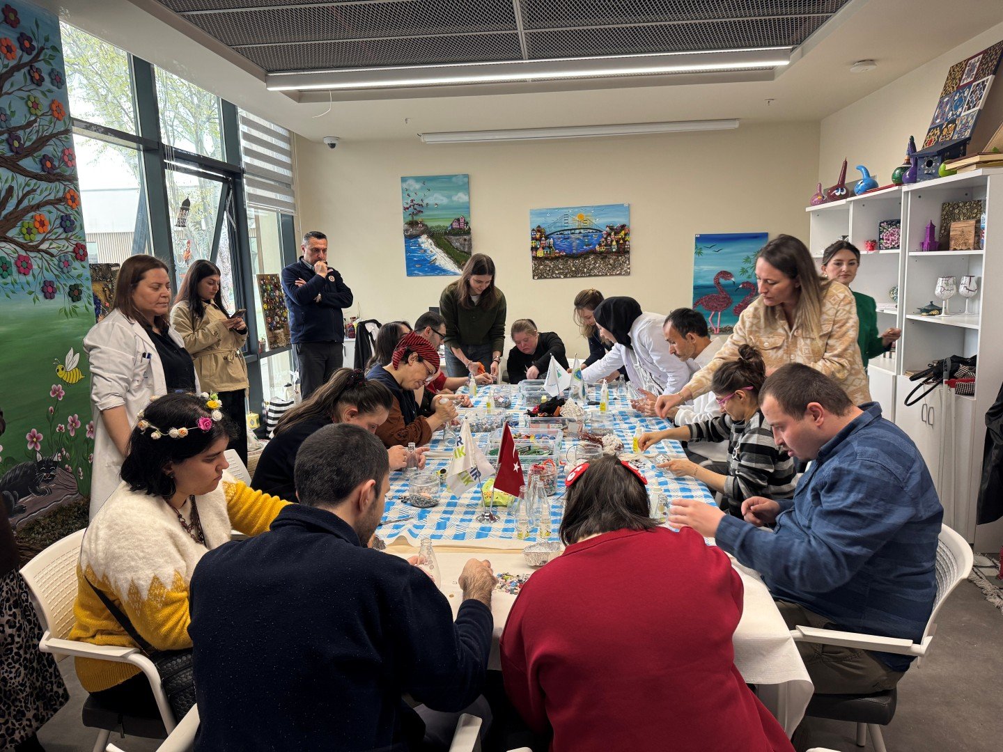 Cam Atıklar, Gonca'da Sanata Dönüştü (1)