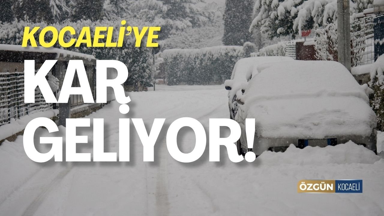 Kocaeli'ye Kar Geliyor!