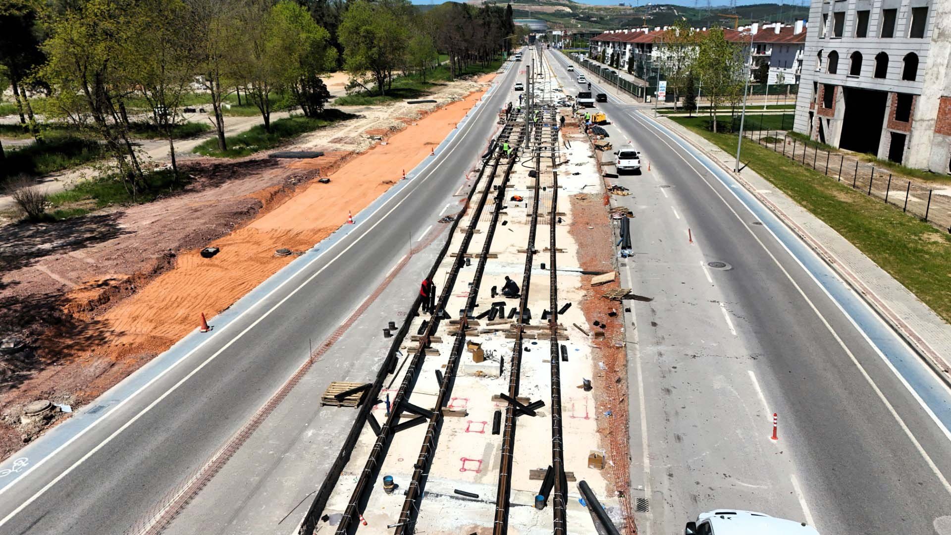 Kartepe Tramvay Hattı'nda Ilk Istasyon Tamam (30) (Büyük)