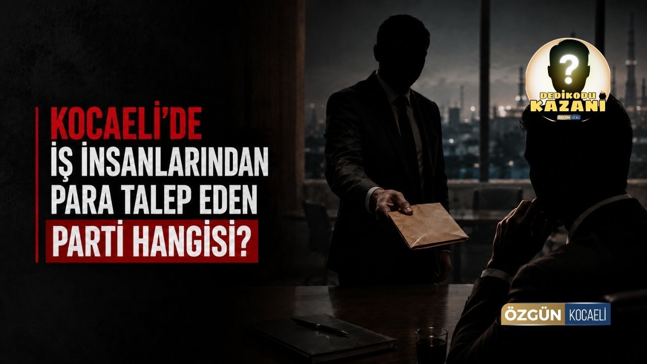 Kocaeli'de iş insanlarından para talep eden parti hangisi?
