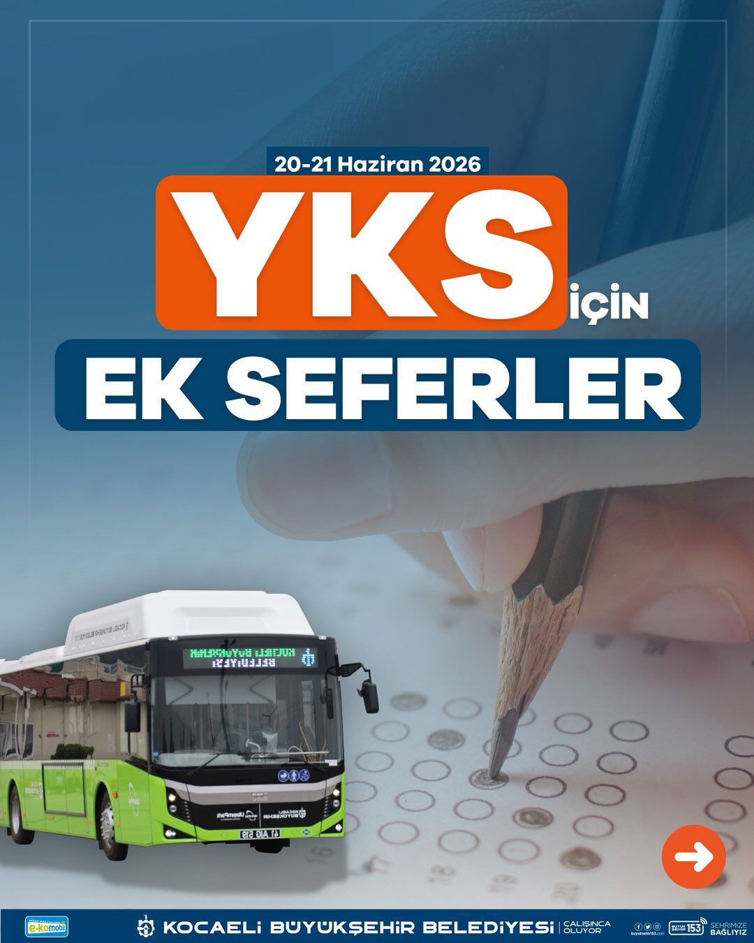 Büyükşehir’den Yks’ye Özel Ulaşım Desteği (3)