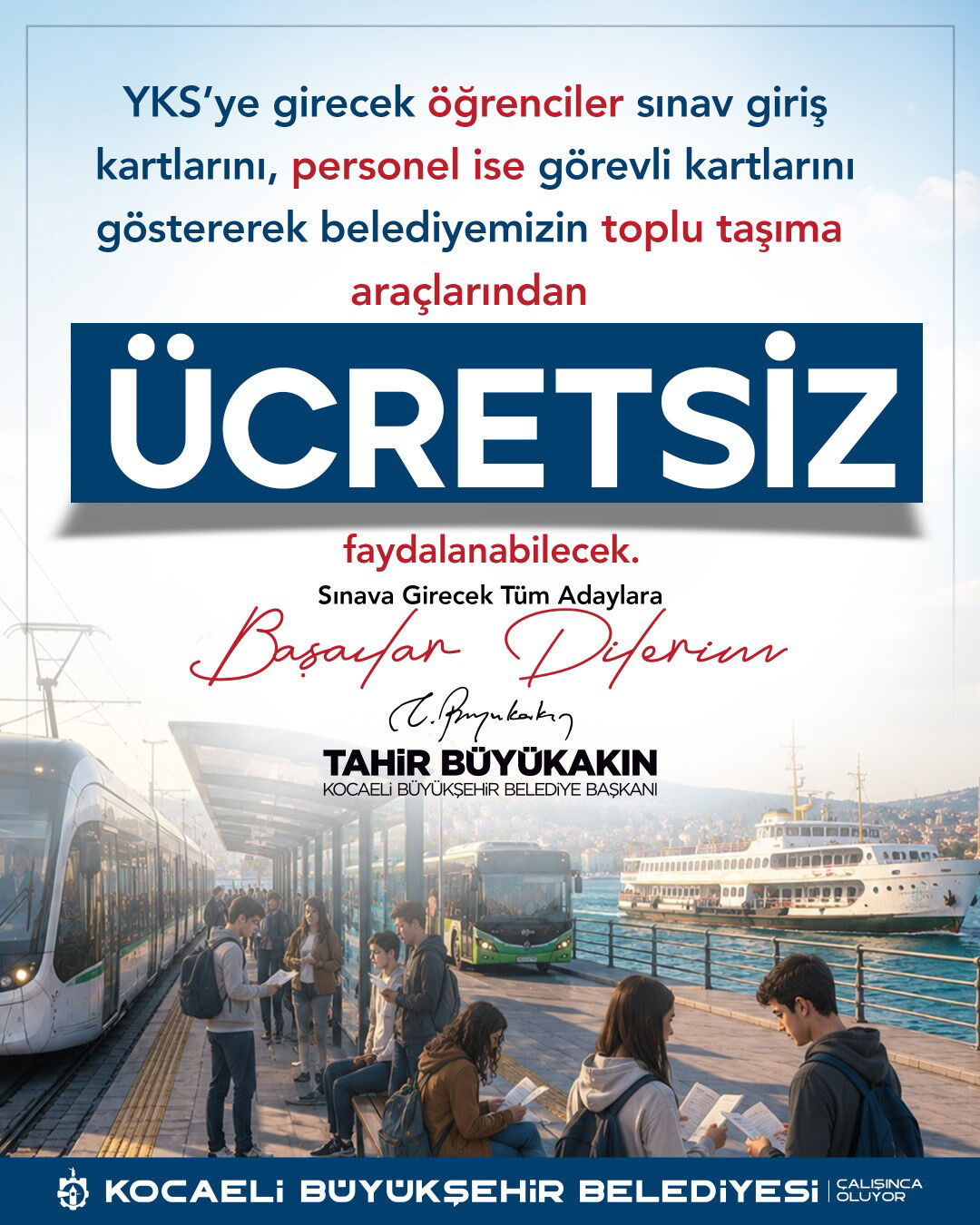 Büyükşehir’den Yks’ye Özel Ulaşım Desteği (4)