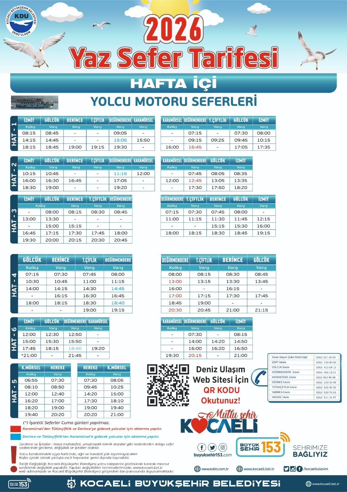 Deniz Ulaşımında Yaz Seferleri Başlıyor (2)