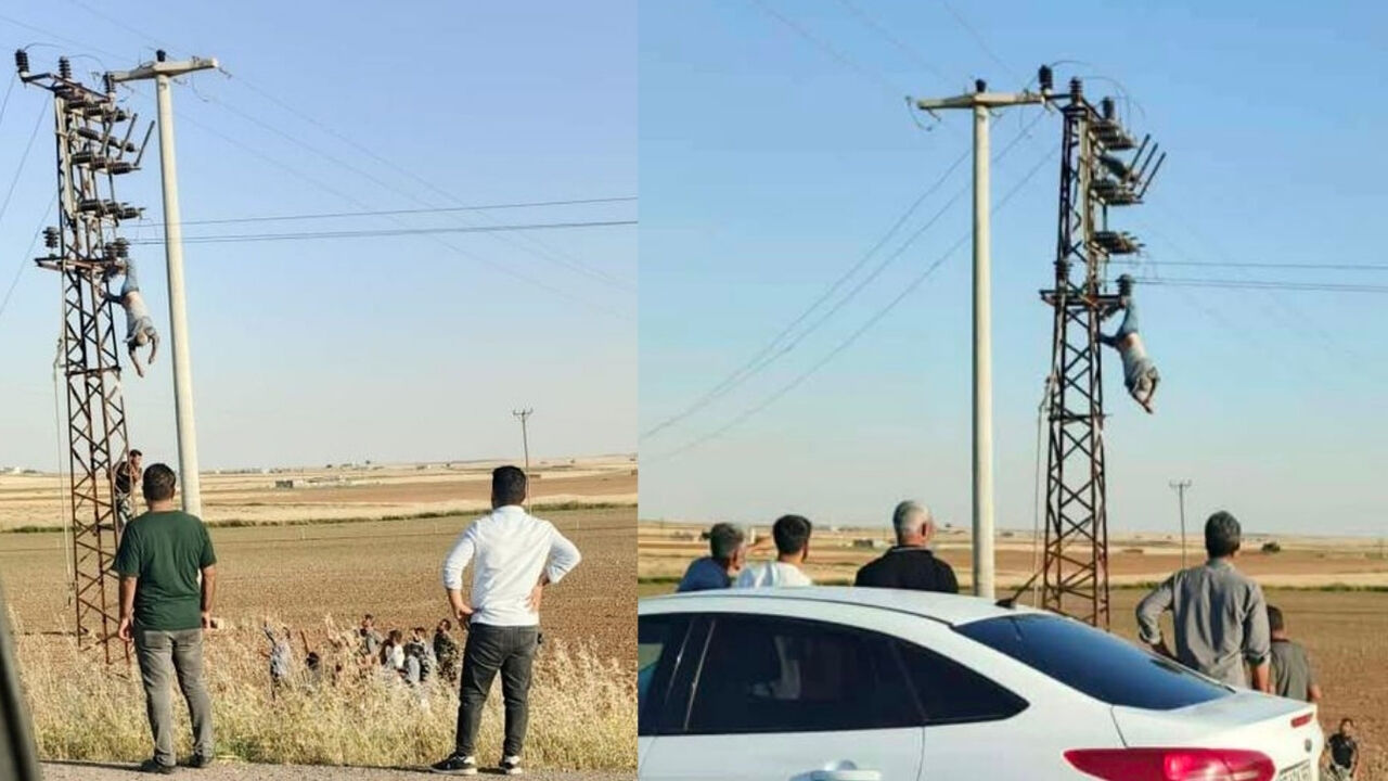 Elektrik Akımına Kapıldı, Direkte Asılı Kaldı! (1)