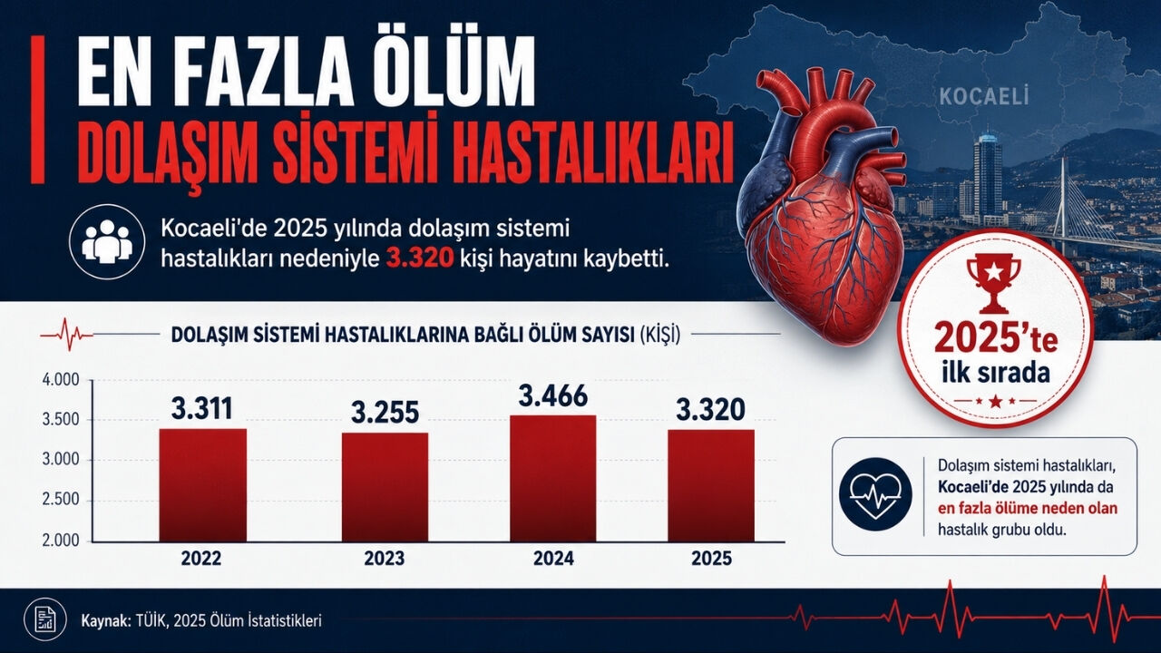 Kocaeli'de Her Gün Ölen 29 Kişi! Hangi Yaşlar (1)