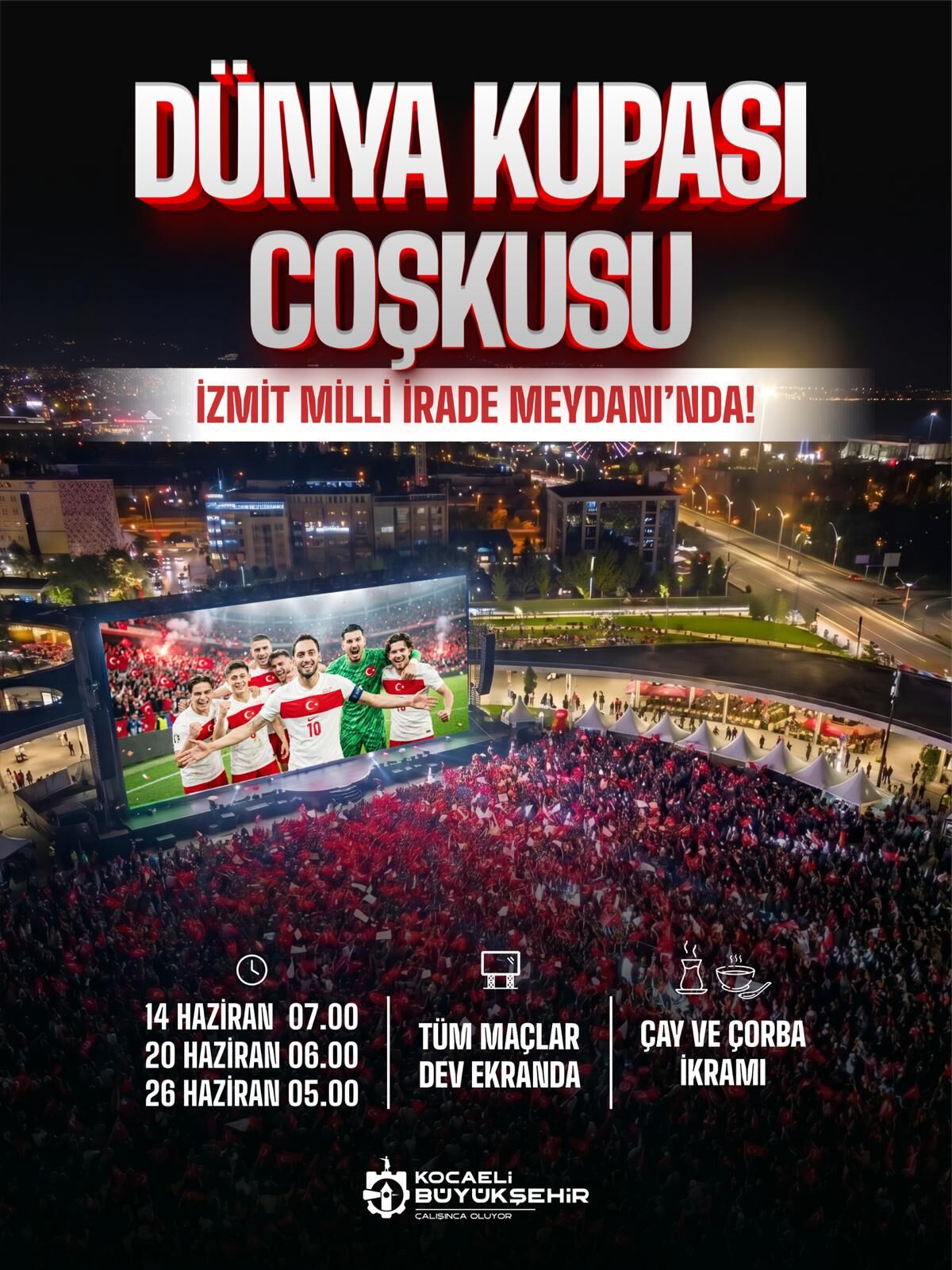 Tüm Kocaeli Omuz Omuza, Milli İrade Meydanı’na (1)