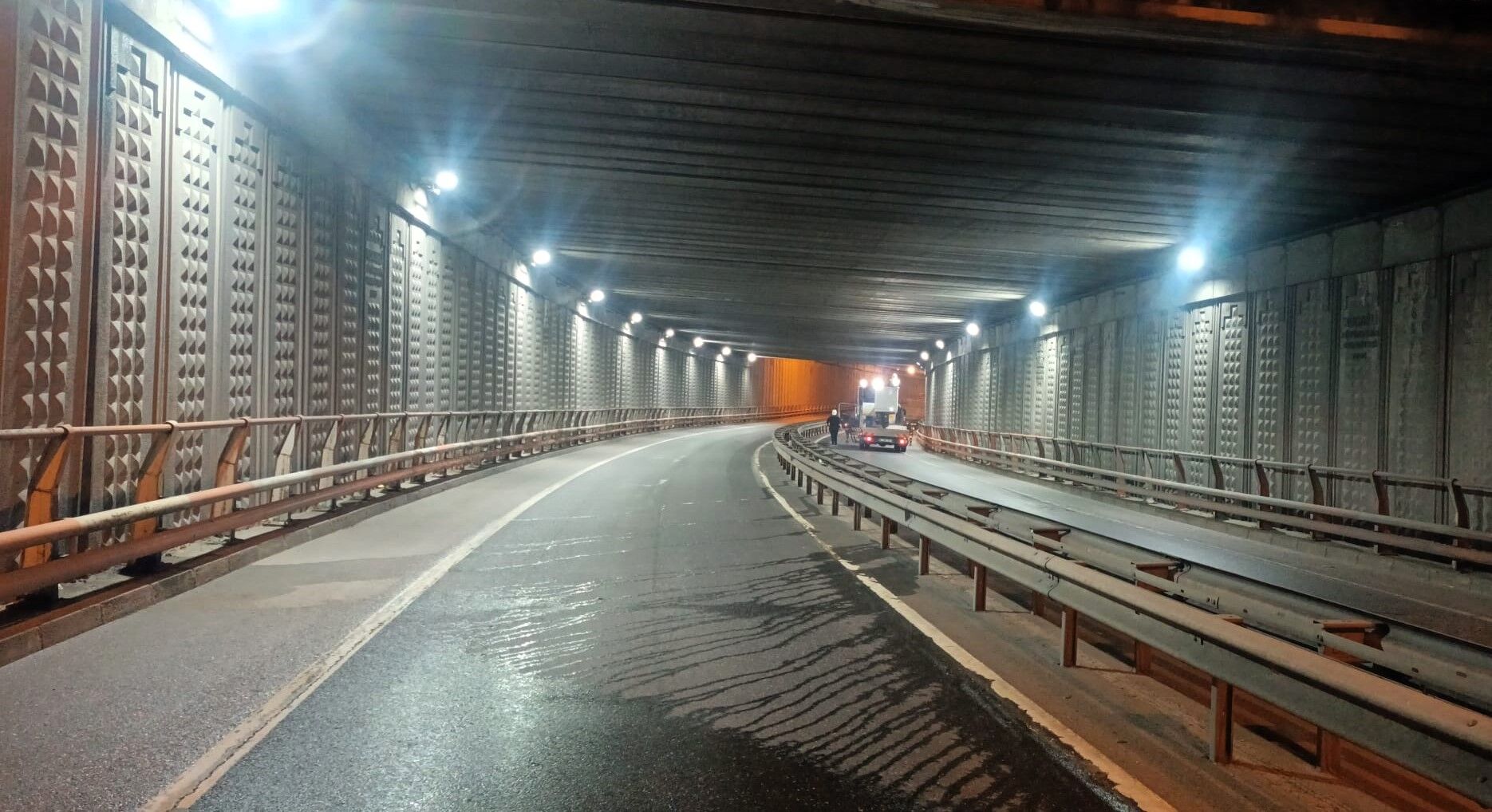 Gebze Eskihisar Feribot Yolu Alt Geçidi Işıl Işıl Oldu (1)