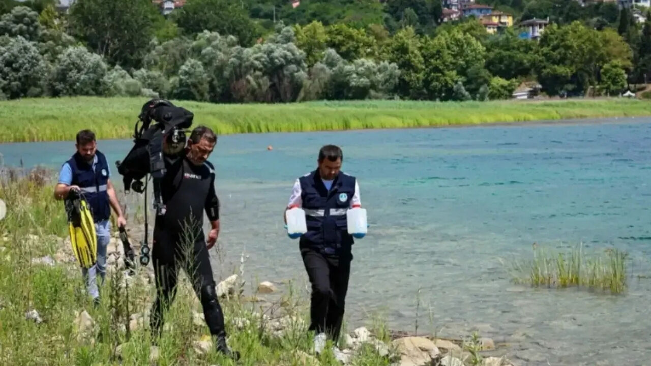 Sapanca Gölü’ndeki Pamuksu Yapının Ne Olduğu Açıklandı (1)