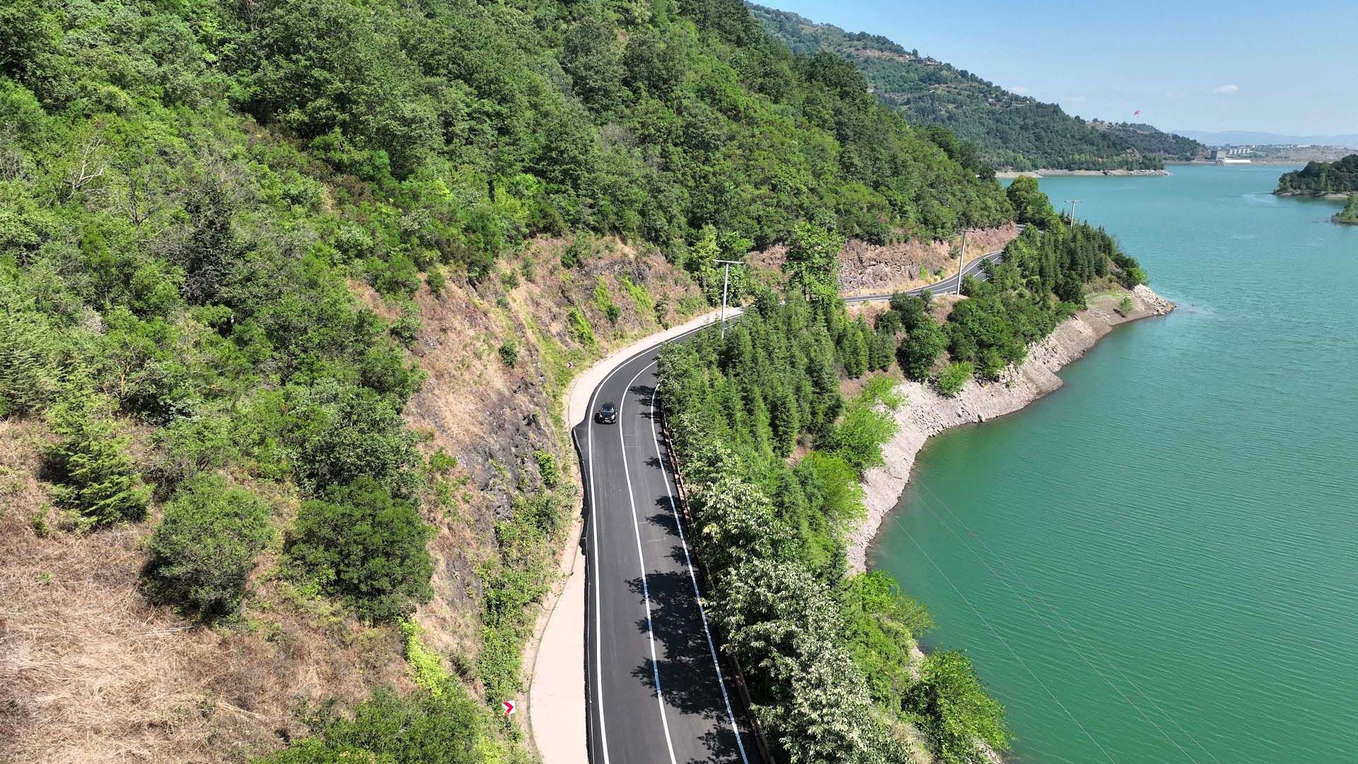 Yuvacık Barajı Yolu Yenilendi (1)