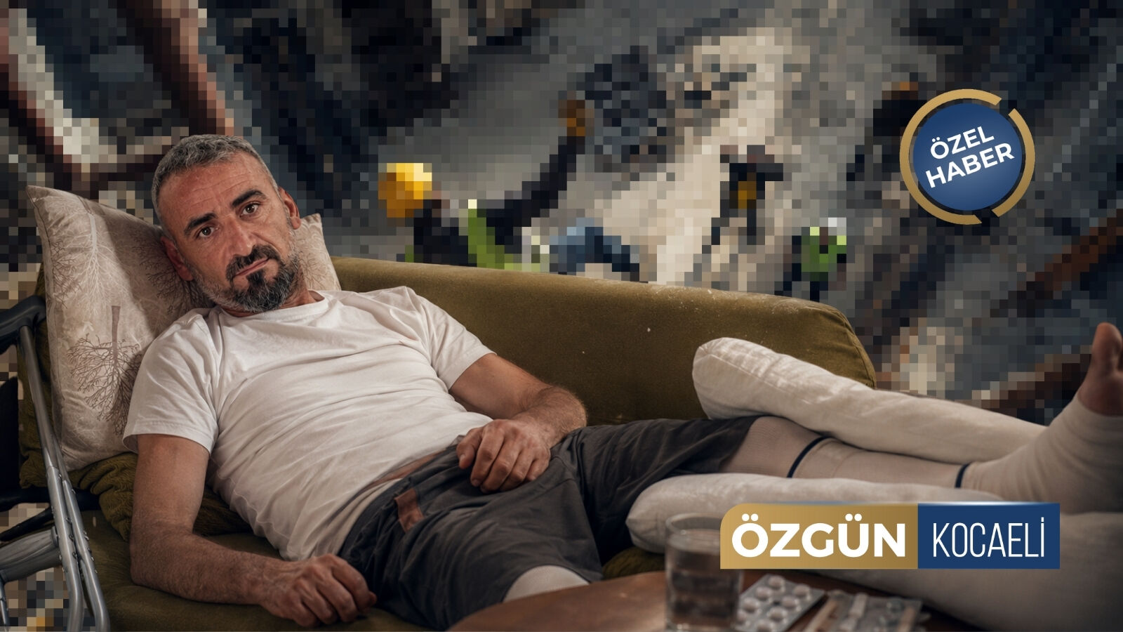 16 Metreden Düşen İşçi İzmit'te Terk Edildi